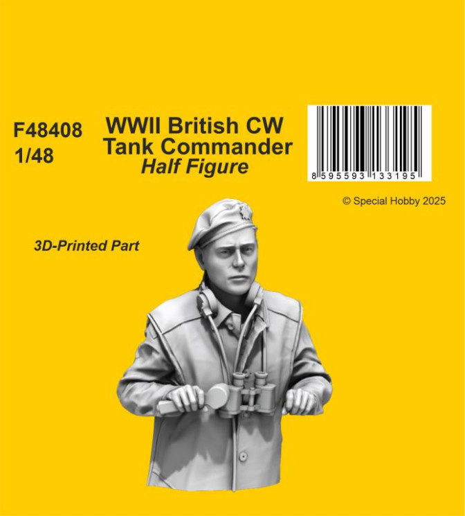 F48408 Командир танку CW Британської армії Другої світової війни 1/48