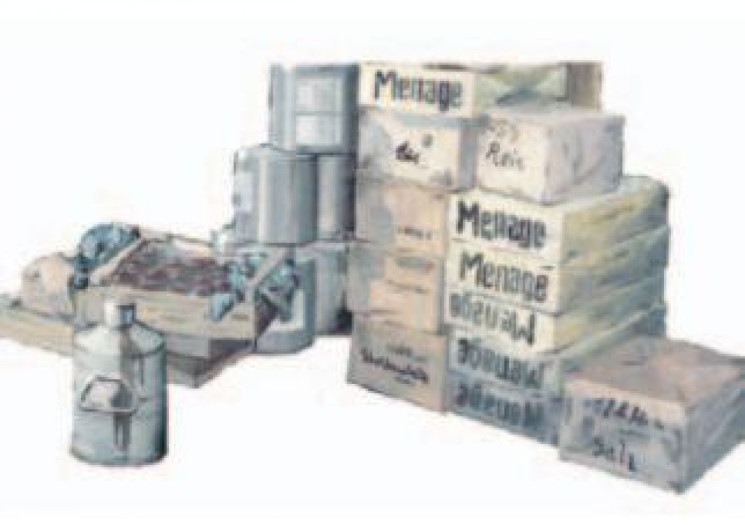 129-F72128 Proviant set for field kitchen 1/72