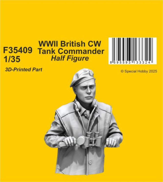F35409 Командир танку CW Британської армії Другої світової війни 1/35