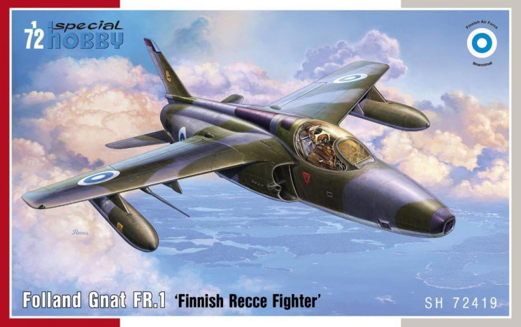 SH72419 Folland Gnat FR.1 Фінський розвідувальний винищувач 1/72
