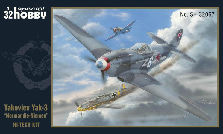 SH32067 Yakovlev Yak-3 Нормандія-Неман HI-TECH 1/32