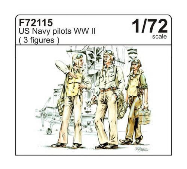 F72115 Пілоти ВМС США Другої світової війни (3 фіг.)