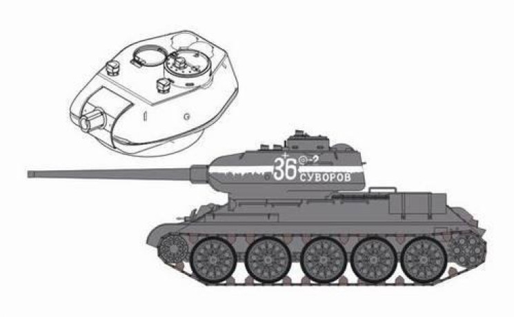 3070 T-34/85 модель 1943  конверсійний набір