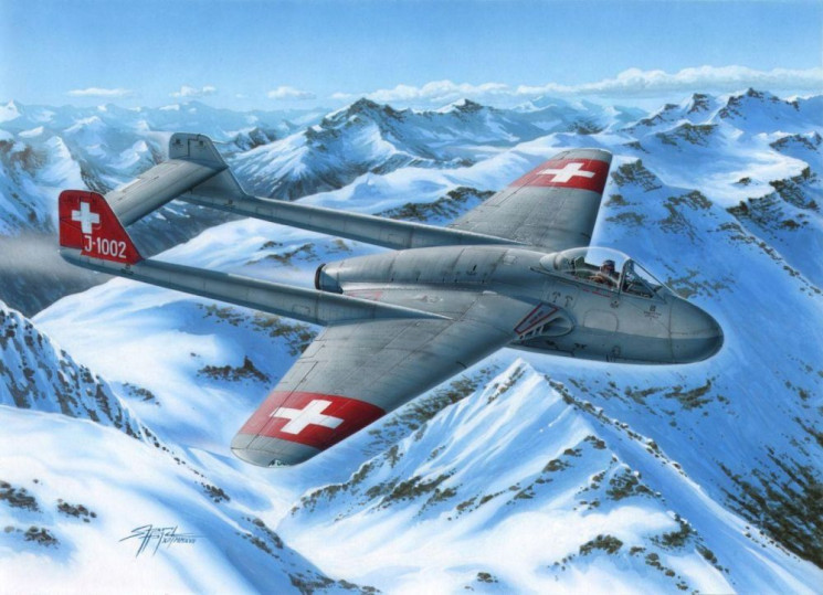 SH72339 DH.100 Vampire Mk.I /Перші реактивні стражі нейтралітету/ 1/72