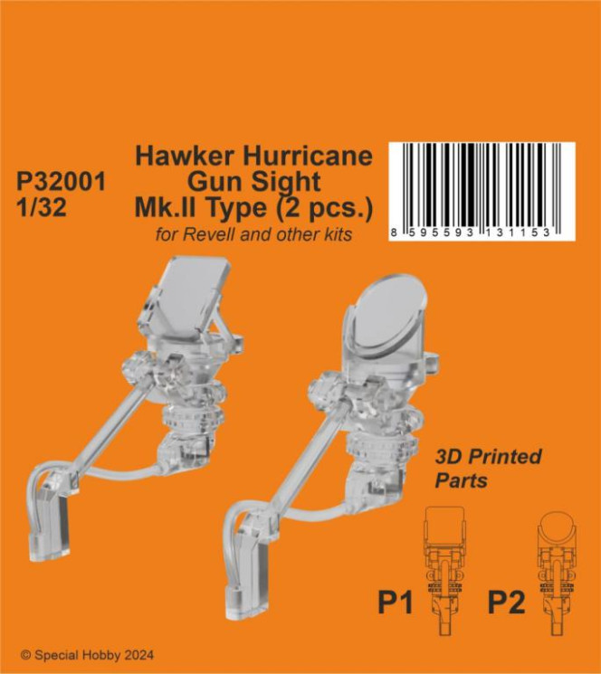 P32001 Hawker Hurricane Gun Sight Mk.II Type
