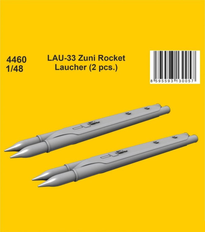 4460 LAU-33 Zuni Ракетна установка (2 шт.) 1/48