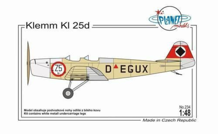PLT234 Klemm KI 25d