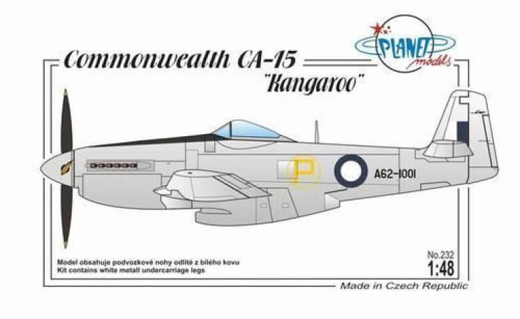 129-PLT232 CAC CA - 15 Kangaroo 1/48