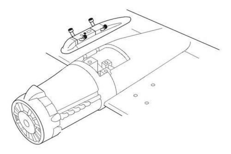 4248 Junkers Ju 88A Пілон для торпеди