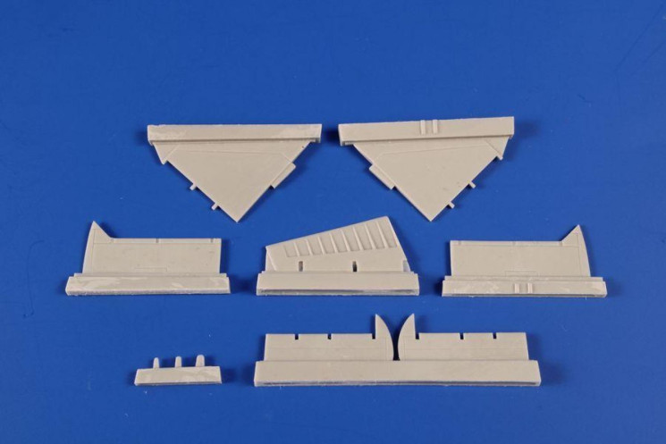 7432 A-4B/Q Skyhawk керуючі поверхні 1/72