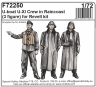 129-F72250 U-Boat U-IX Crew with Raincoats for Revell ki 1/72