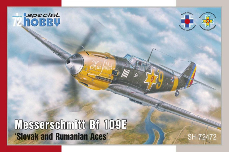 SH72472 Messerschmitt Bf 109E ‘Словацькі та Румунські аси’ 1/72