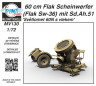 MV130 Прожектор Flak Sw-36 калібру 60 см з причепом Sd.Ah.51 1/72