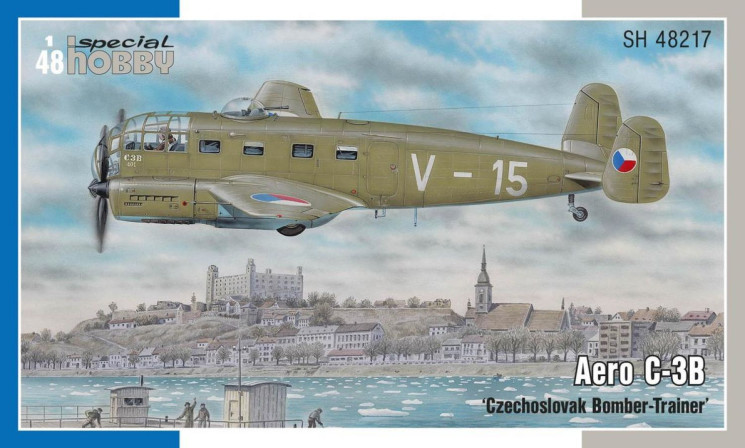 SH48217 Aero C-3B /Чехословацький Бомбардувальник-тренажер/ 1/48