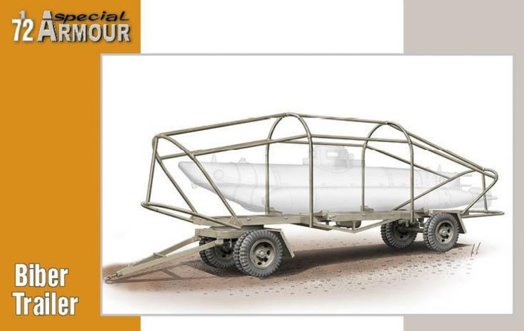 SA72018 Biber Trailer 1/72