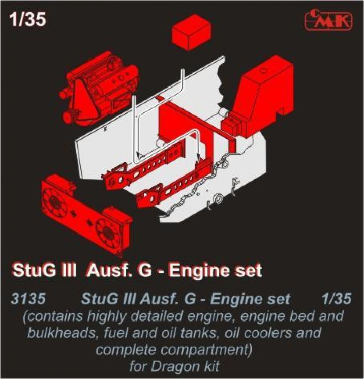 3135 StuG III Ausf.G  Комплект двигуна