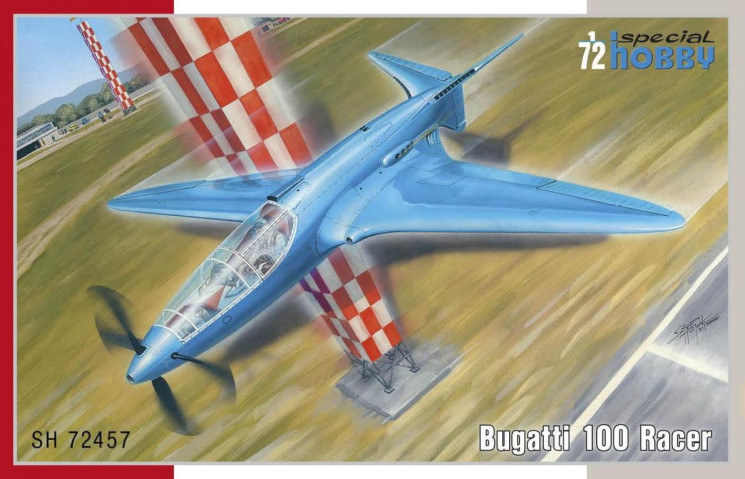 SH72457 Bugatti 100  /Французький гоночний літак/ 1/72