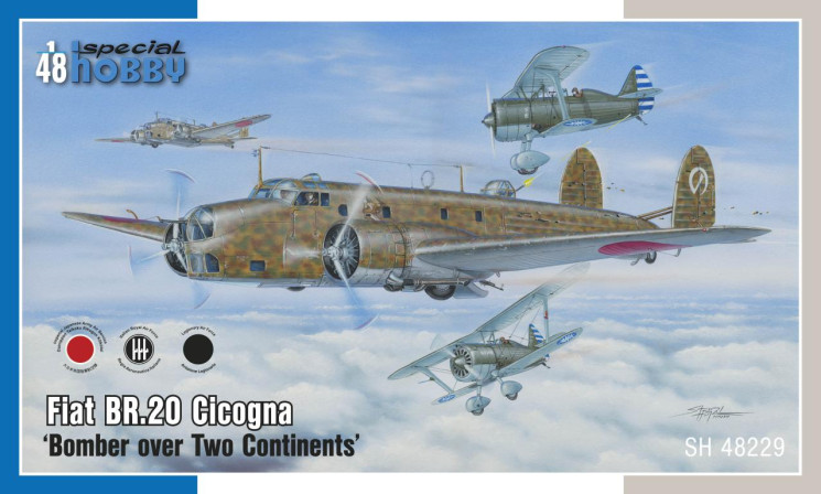 SH48229 Fiat Br.20 Cicogna Бомбардувальник над двома континентами