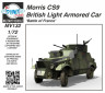 MV132 Morris CS9 Британський легкий бронеавтомобіль «Битва за Францію» 1/72