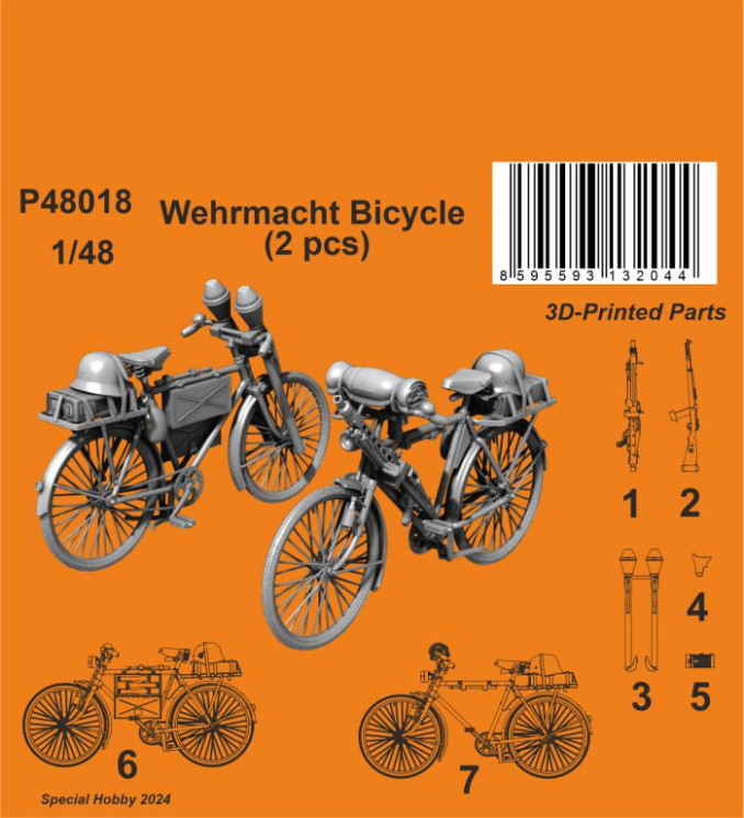 P48018 Велосипед Вермахту (2 шт.) 1/48