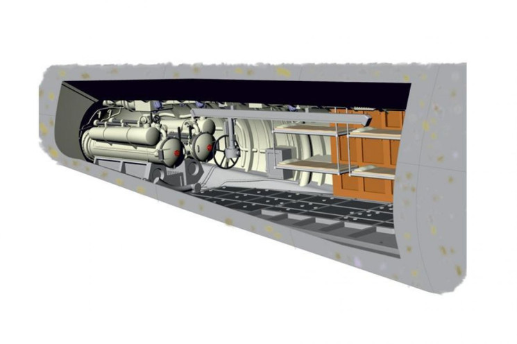 N72012 U-Boot IX Задня торпедна секція та ліжка екіпажу