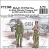 F72366 МіГ-21 ПФ/ПФМ Пілот (у висотному скафандрі) та наземний екіпаж (2 рис.) 1/72