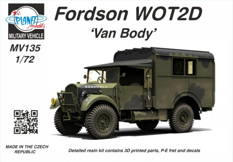 MV135 Fordson WOT2D «Фургон» 1/72