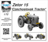MV127 Zetor 15 Чехословацький трактор 1/72