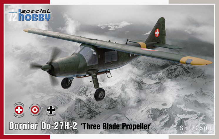 SH72506 Dornier Do-27H-2 Трилопатевий гвинт 1/72