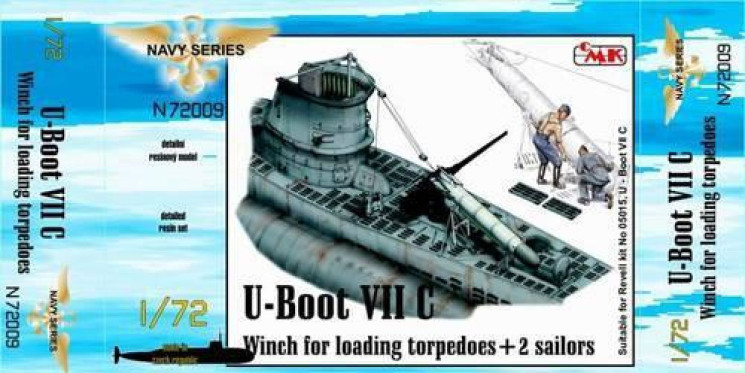 N72009 U-Boot VII Лебідка для завантаження торпед