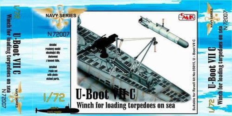N72007 U-Boot VII Лебідка для завантаження торпед на морі