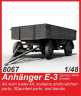 8067 Anhanger E-3 ‘German WWII Trailer’ 1/48