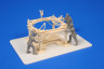 129-F72282 German A4/V2 missile launch platform personne 1/72