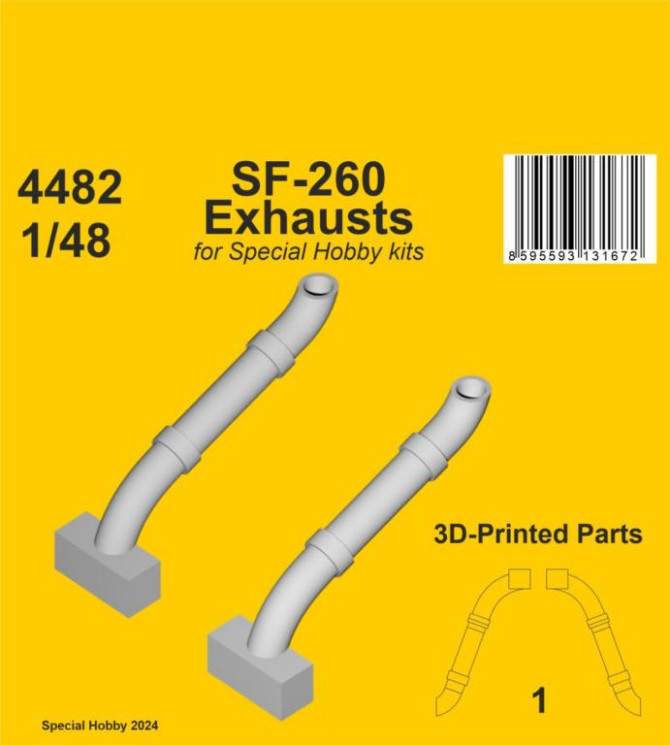 4482 SF-260 Вихлоп 1/48 / для SH