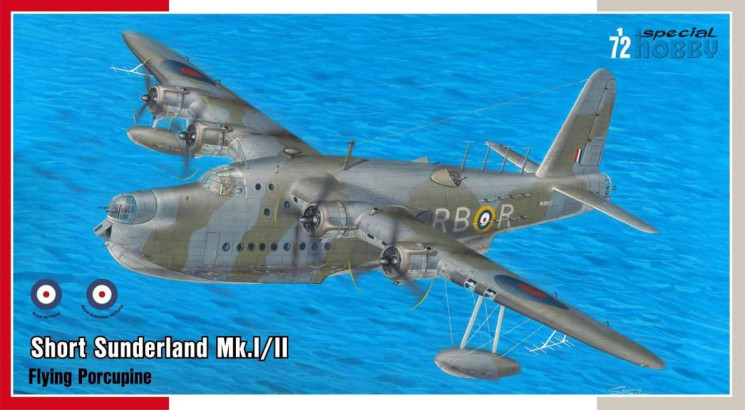 SH72438 Short Sunderland Mk.I/II /Літаючий дикобраз/ 1/72