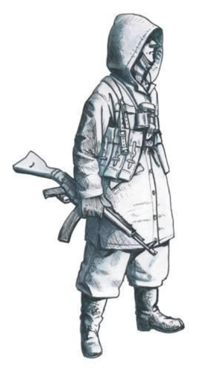F35241 Німецький солдат СС (Угорщина 1945)