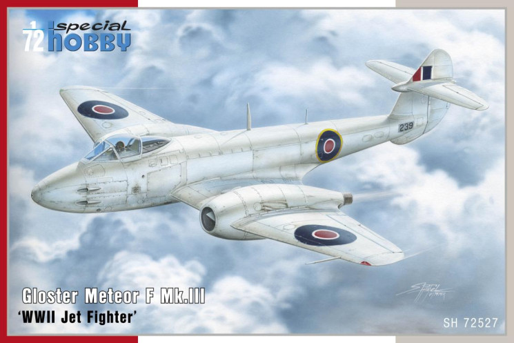 SH72527 Gloster Meteor F Mk.III Реактивний винищувач Другої світової 1/72