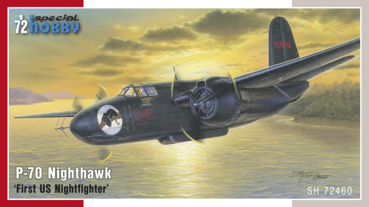 SH72460 P-70 Nighthawk Перший нічний винищувач США