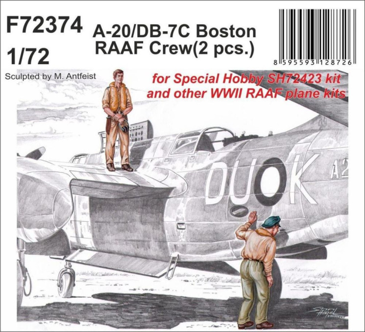 F72374 A-20/DB-7C Boston RAAF Екіпаж 1/72