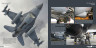 DH002 F-16 Fighting Falcon Flying in Air Forces around the World