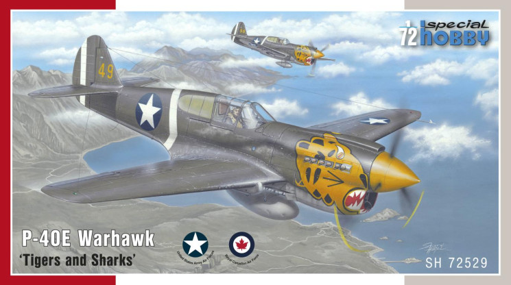 SH72529 P-40E Warhawk Тигри та акули