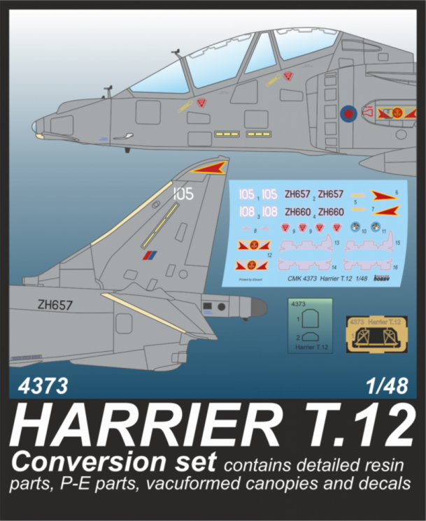 4373 Harrier T.Mk.12 конверсійний набір  1/48