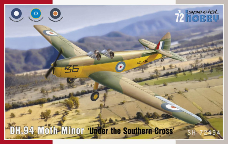 SH72494 DH.94 Moth Minor Під Південним Хрестом 1/72