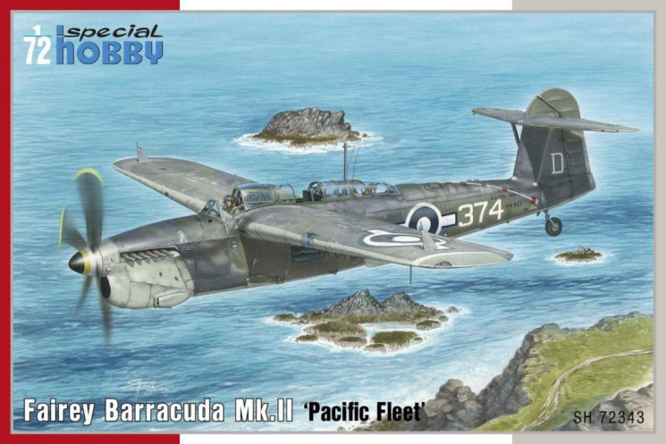 SH72343 Fairey Barracuda Mk.II Тихоокеанський флот 1/72