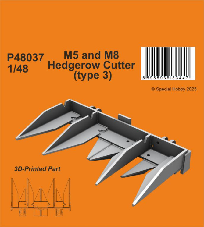 P48037 Живоплітна косарка M5 та M8 тип 3 1/48
