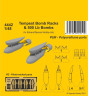4442 Стійки для бомб Tempest і бомби на 500 фунтів 1/48
