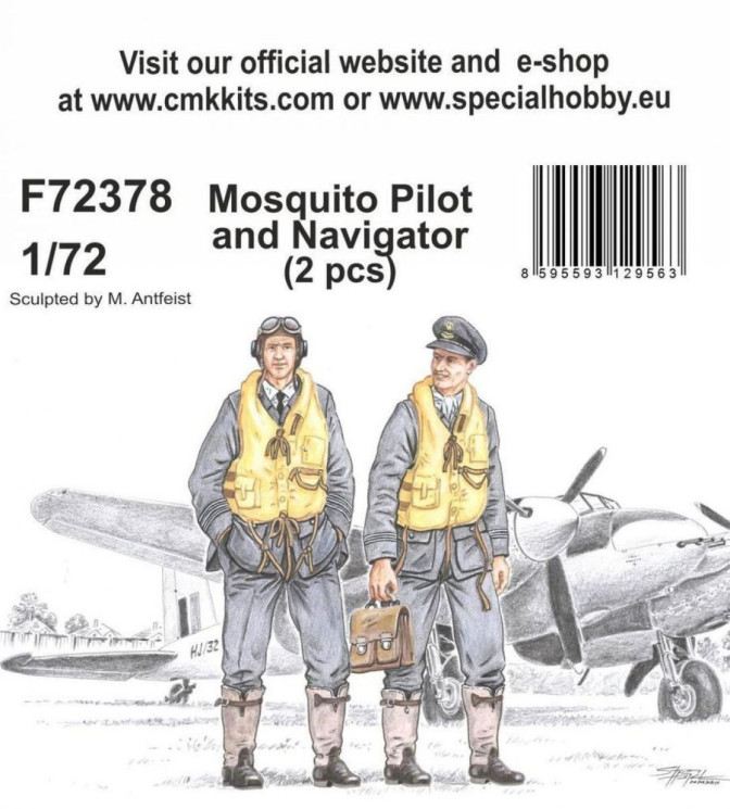 f72378 Mosquito Льотчик і штурман 1/72
