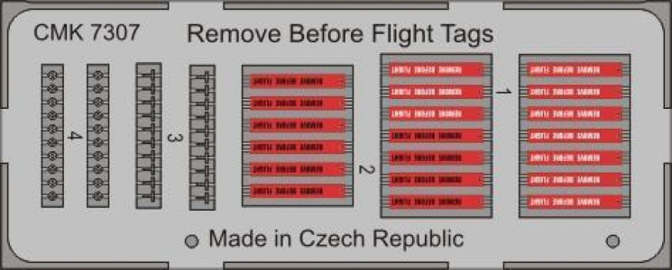 7307 Мітки Remove Before Flight (20 шт.)