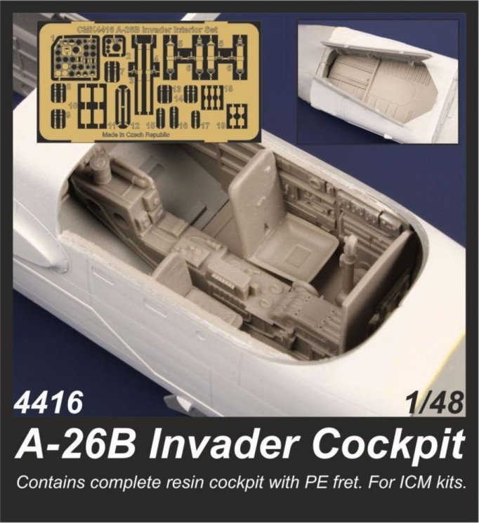 4416 A-26B Invader Кабіна 1/48