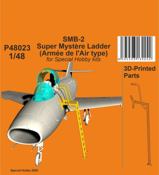P48023 SMB-2 Super Mystere Сходи (французький тип) 1/48 / для Special Hobby